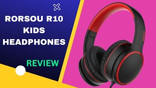 RORSOU R10 Kids Headphones with Microphone Review