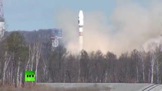 С космодрома Восточный произведён первый в истории запуск ракеты \