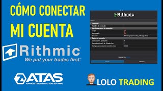 Cómo conectar mi cuenta Rithmic en ATAS