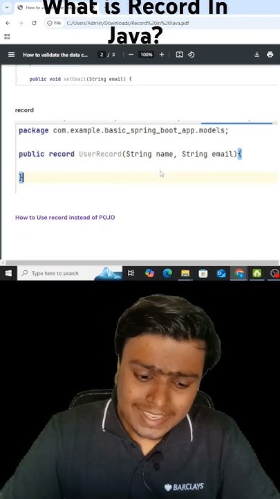 What is a Record in Java? #javaframework #java #springboot # ...