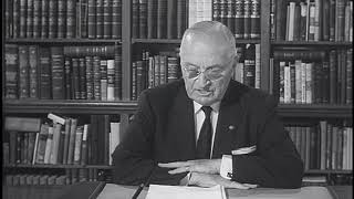 MP2002-376 Former President Truman Describes the Scene After the Bomb was Dropped