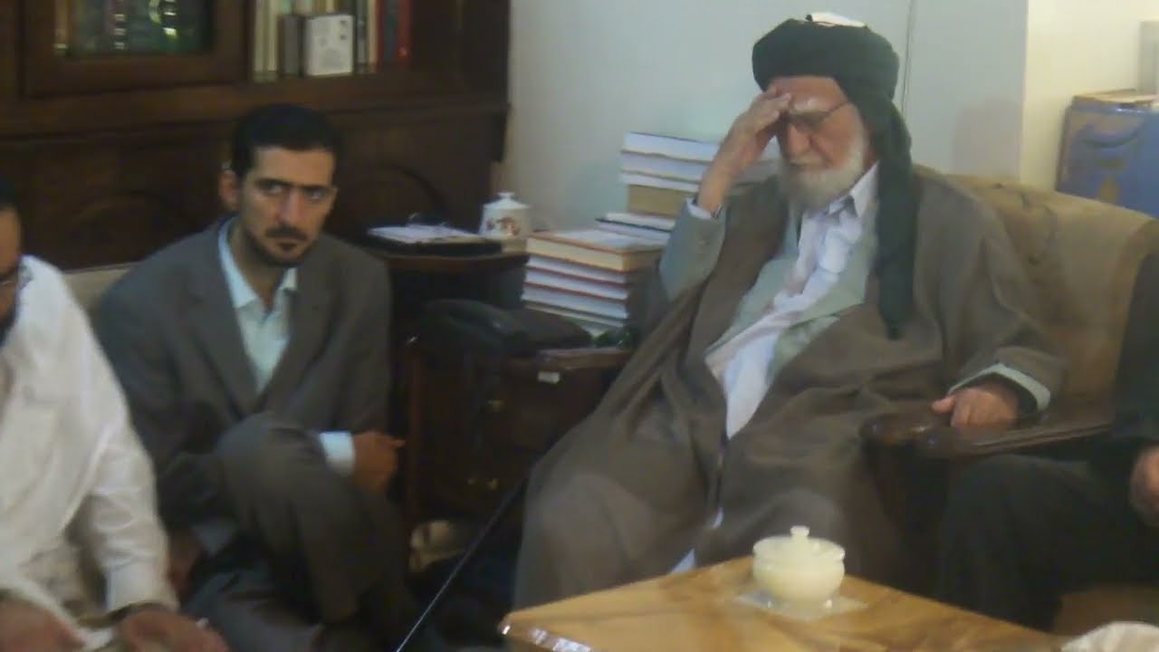 مجلسی عرفانی در محضر حضرت شیخ سید طه کمالی‌زاده نقشبندی 