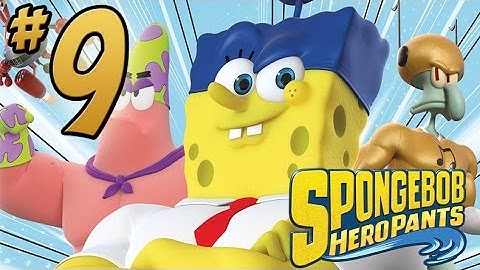 SpongeBob HeroPants Gameplay Walkthrough - PART 9 - Escape from Squidwardosaurus Rex!