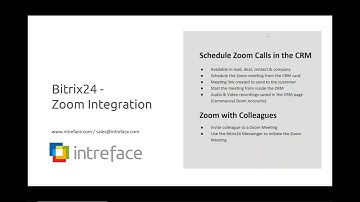 Bitrix24 Zoom Integration