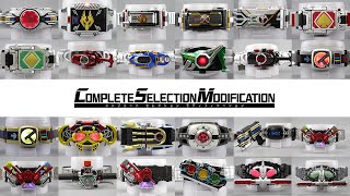 All Complete Selection Modification (CSM) BlayBuckle of Kamen Rider[Mr.Tao's Toy Review] 