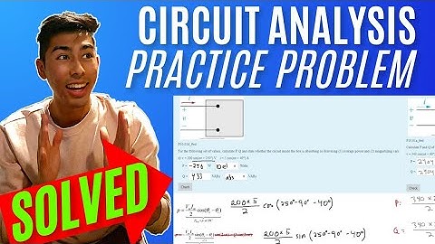 Networks Analysis | Ch.10 Sinusoidal Steady-State Power Calculations | P10.01d_9ed, P10.01a_6ed