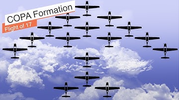 INSANE 17-Ship Cirrus Formation Flight!