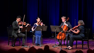 VIANO quartet performs String Quartet No. 3, "Leaves from an Unwritten Diary" Krzysztof Penderecki