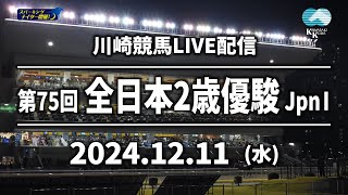 【第10回開催】川崎競馬パドック解説付きLIVE（2024年12月11日　第75回全日本２歳優駿JpnⅠ）