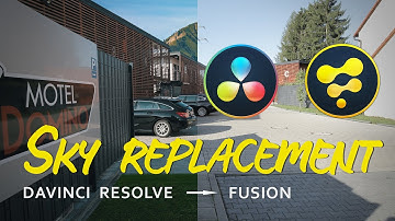 Sky replacement with DaVinci Resolve and Fusion.