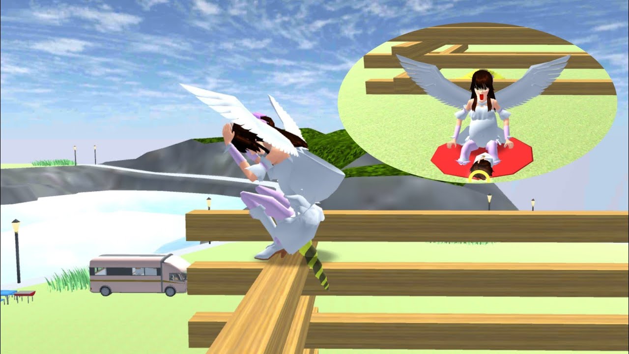 Angel Rina Hamil🤰Gak Tahan E'ek Dan Melahirkan Setelah Menolong Orang😧 || Sakura School Simulator