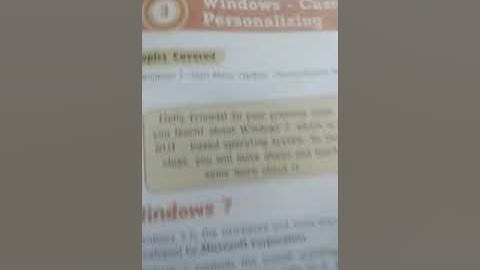 Class 4th Computer, Chapter 3, Windows customizing & personalizing date 11-5-2020