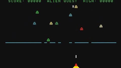 MATTEL AQUARIUS Alien Quest 19xx Tape 1 of 2