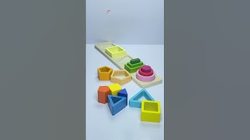 SUPER Satisfying Video Makes You Relaxed! | Educational Shape Color Sorter  #satisfying  #asmr