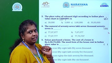 8TH JUL AP CLASS V MATHS ASSIGNMENT I KEY