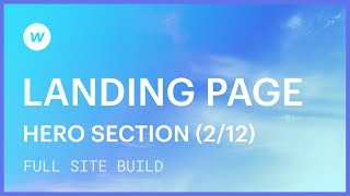 Landing page tutorial — Hero section using FRs (Part 2 of 12)
