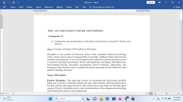 IGNOU M.A. education 2023 #MES-012 #solvedassignment #makemyassignmentsandprojects #9958067504 #igno