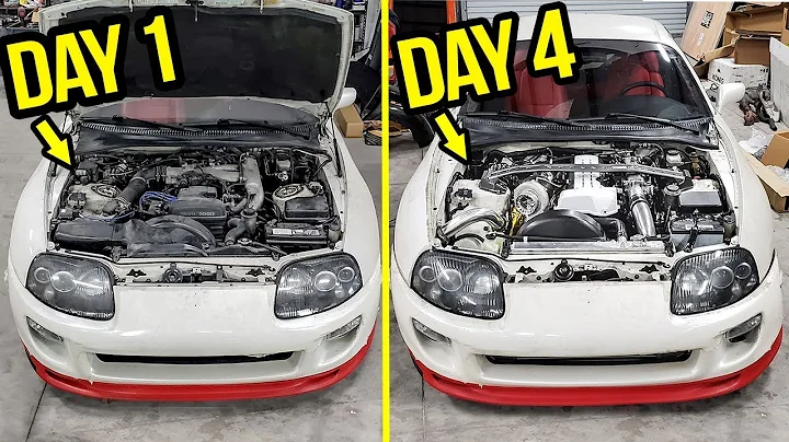 Rebuilding (And Heavily Modifying) A Stock 200,000 Mile Toyota Supra In 4 Days