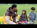 Young fans interview Marcus Rashford in his childhood playground