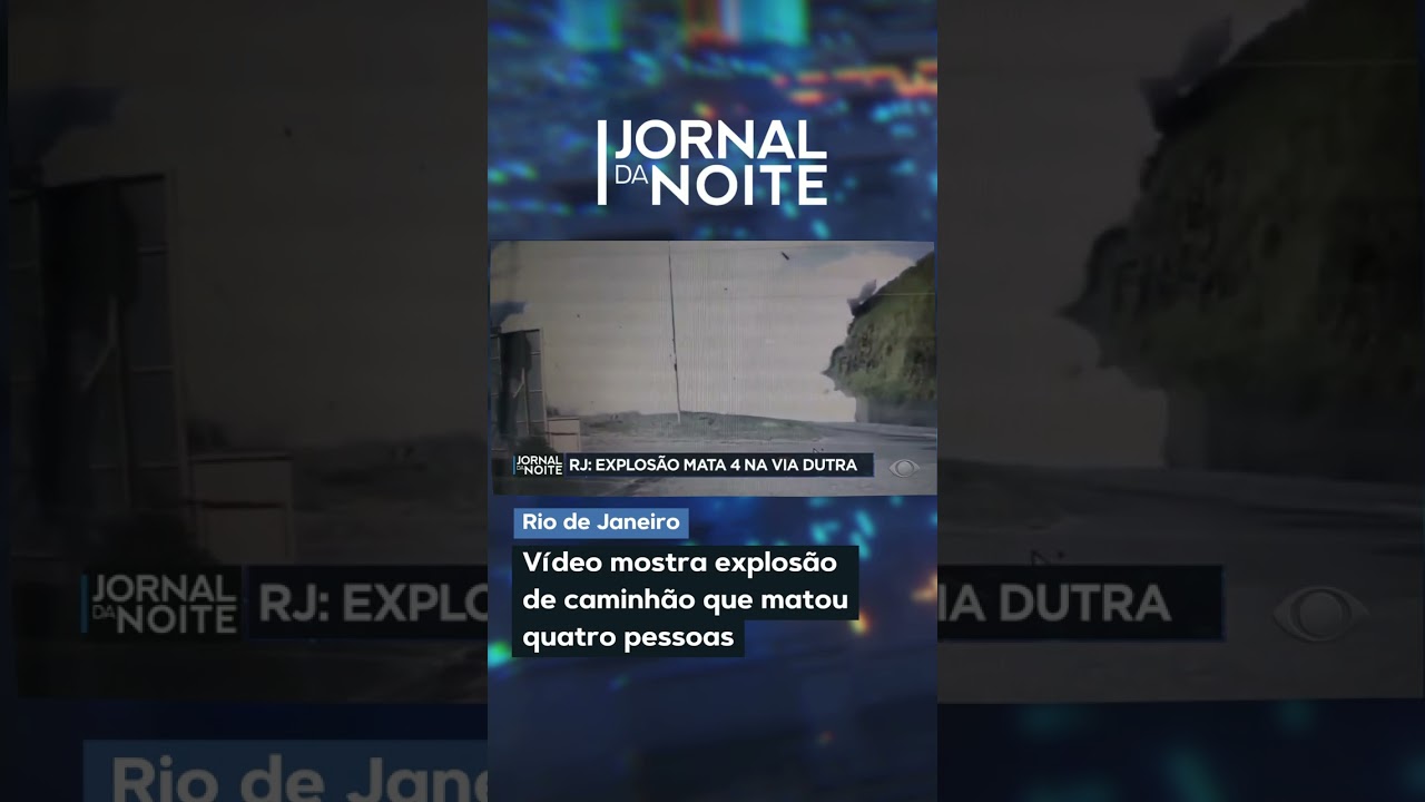 Vídeo mostra explosão  de caminhão que matou quatro pessoas