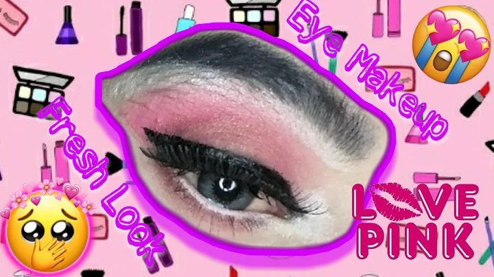 Easy Soft Pink Eye Makeup/ Step by step Makeup Tutorial