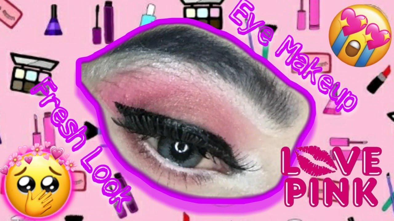 Easy Soft Pink Eye Makeup/ Step by step Makeup Tutorial - YouTube