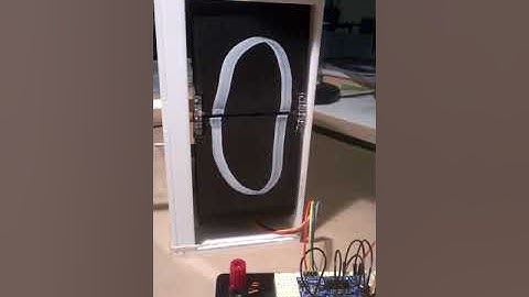 Split Flap - Early prototype test (Take #2)