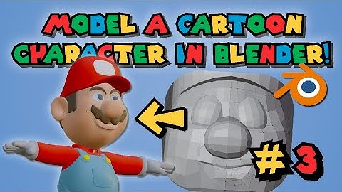Cartoon Character modeling Nr 3 Blender tutorial for beginners [RealTime] #blendertutorial #blender