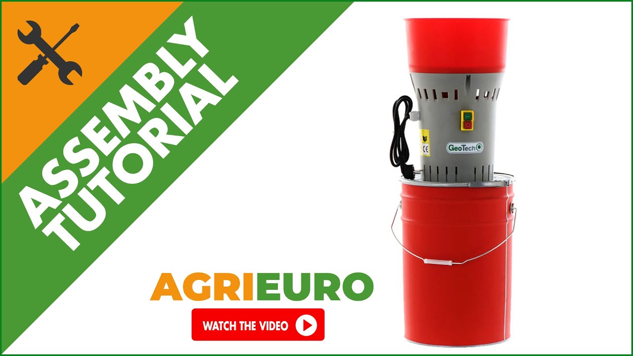 GeoTech GEOMILL-25 Electric Grain Mill - Cereal Grinding Mill 1000 W - Assembly tutorial