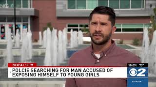 Police seek man accused of exposing himself to young girls in Daybreak