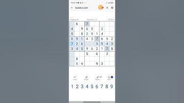 Daily Challenge (24 August 2022) - Game play sudoku