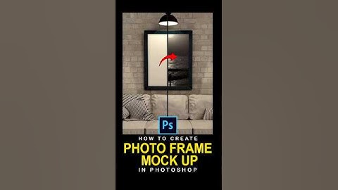 How to make Frame Mock up in Photoshop #photoshop #mockup #photoshoptutorial #photoframe