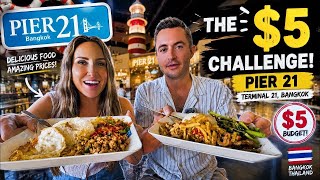 $5 Food Challenge at Bangkok's CHEAPEST Food Court! 🇹🇭