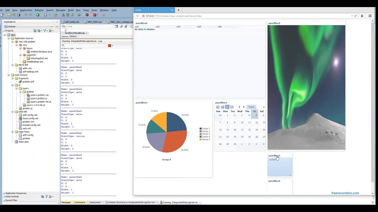 ADF Gridster - YouTube