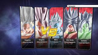 XV2 (PC): Gogeta SNS2&amp;Vegetto SNS2 vs Mira (Fusion)/Old Broly SSJ5/Zamasu (Fusion SSJ5)