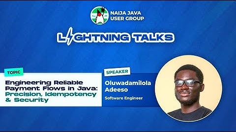 Engineering Reliable Payment Flows in Java:  precision, idempotency and security NJUG LTS18