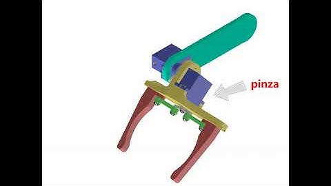 SG90 servo gripper animation for small robots