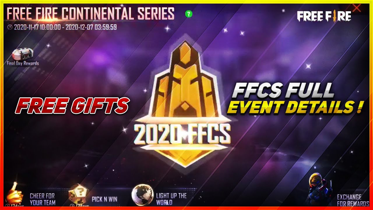 Free Fire Continental Series (FFCS) : Special Event Full Details | Free Items And Bundles | AART