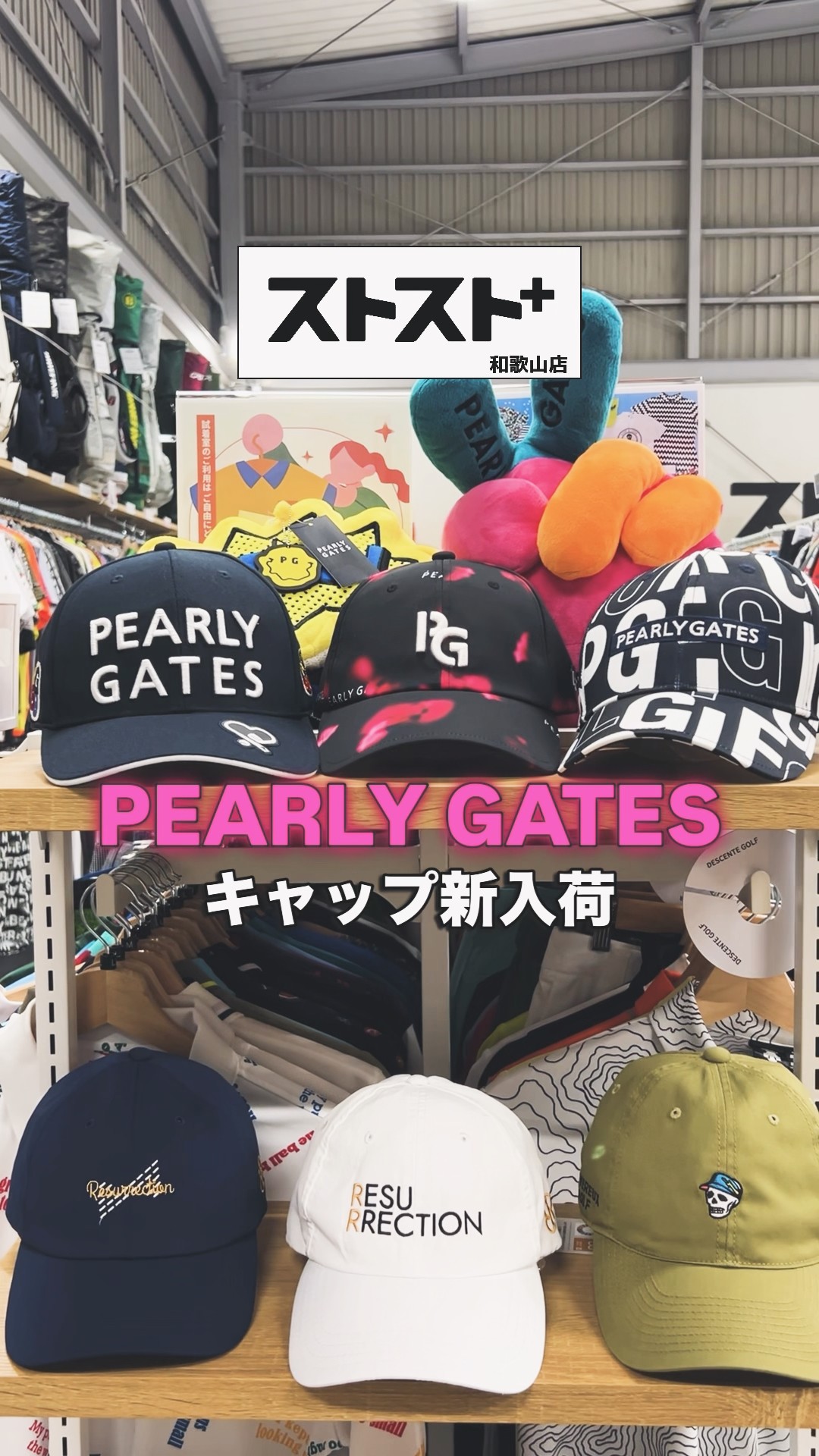 Secondhand Golf Wear Specialty Store] New PEARLY GATES caps in