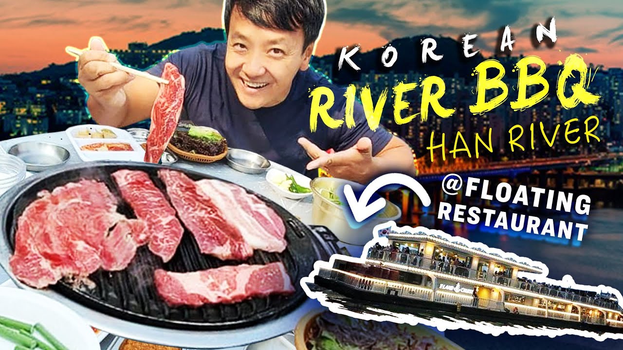 Korean RIVER BBQ on FLOATING RESTAURANT & GIANT Bulgogi MEAT MOUNTAIN | Strictly Dumpling