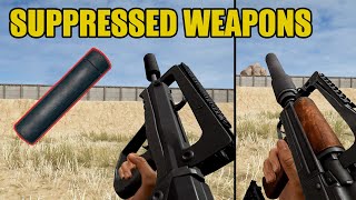 PUBG - All Weapons Suppressed (PlayerUnknown's Battlegrounds)