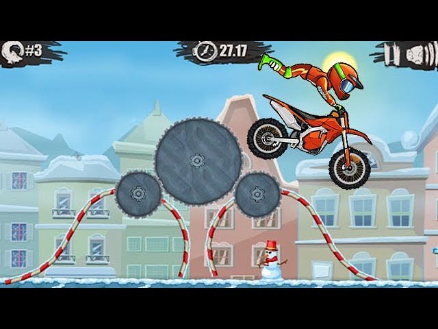 Moto X3M Winter - Motorcycle Game