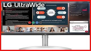 LG 34WN650 W UltraWide Monitor 34 219 FHD 2560 x 1080 IPS Display, VESA DisplayHDR 400, AMD
