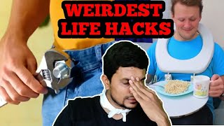 Weirdest LIFE HACKS & 5 MINUTE CRAFTS | TELUGU ROAST VIDEO