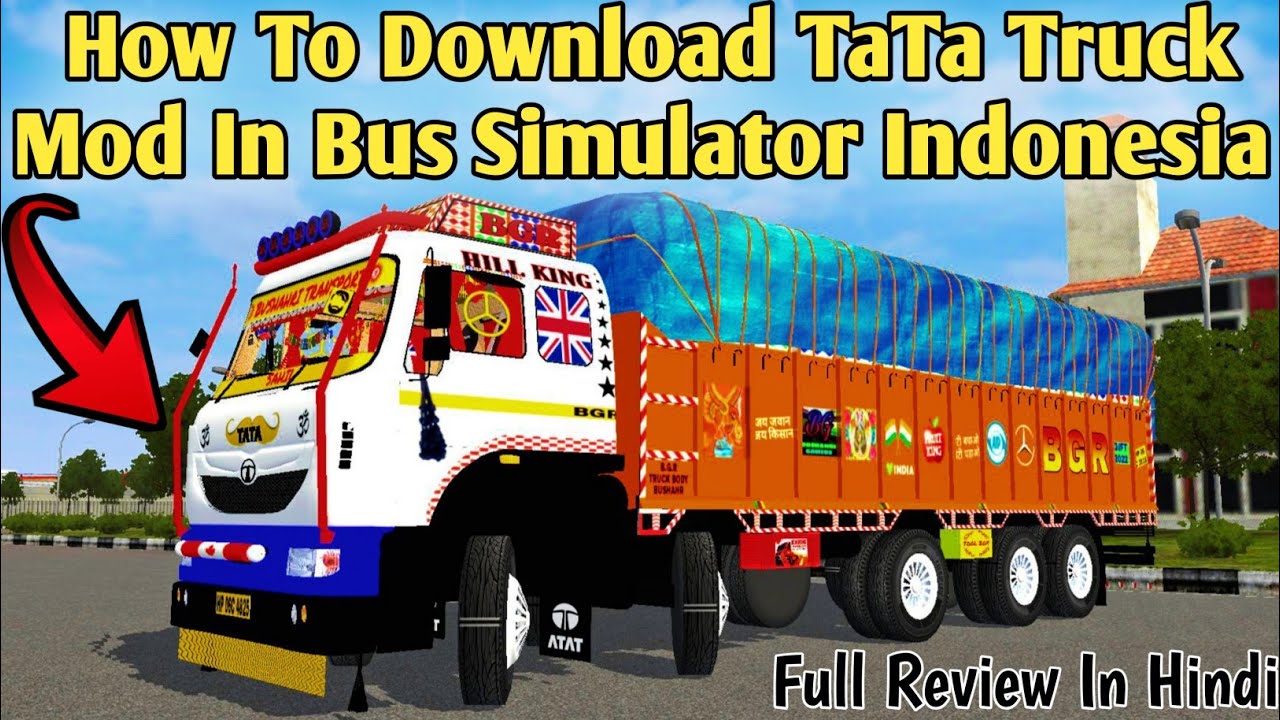 🔴How To Download TaTa Truck Mod In Bus Simulator Indonesia