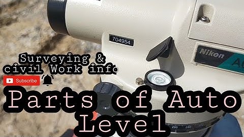 Parts Of Auto Level (Nikon)