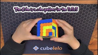 Cube in a Cube pattern on the 5x5x5 | Rubiks cube designs #rubikscube #rubiks #rubiks_cube_design