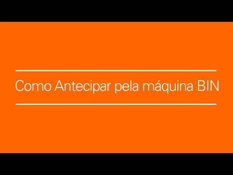 Antecipação de recebíveis com a máquina Bin