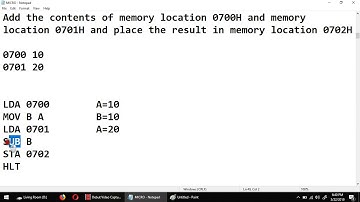 MegaBytes- ADD content of two memory location