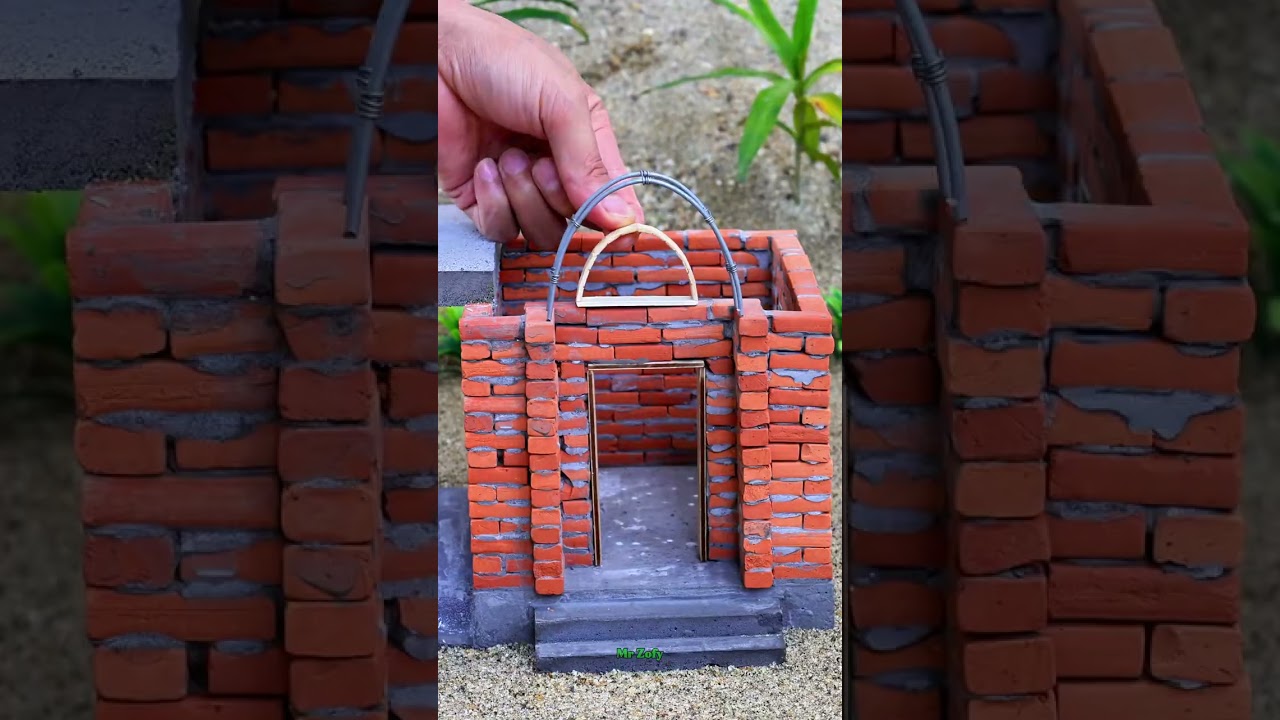 Building a Mini LUXURY House with a Garage – So Satisfying! 